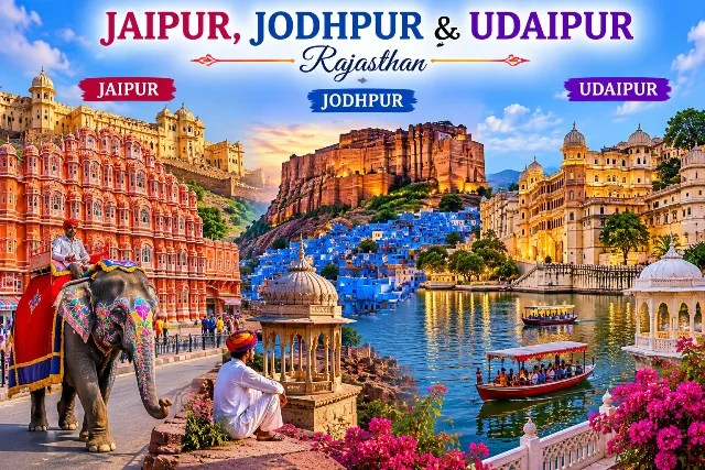 Rajasthan - Jaipur/ Jodhpur /Udaipur