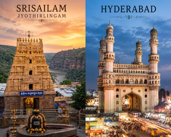 Srisailam  Hyderabad 3N4D