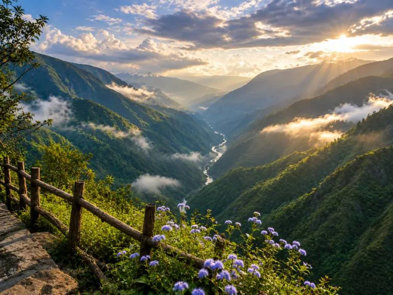 Clouds, Waterfalls & Tem...