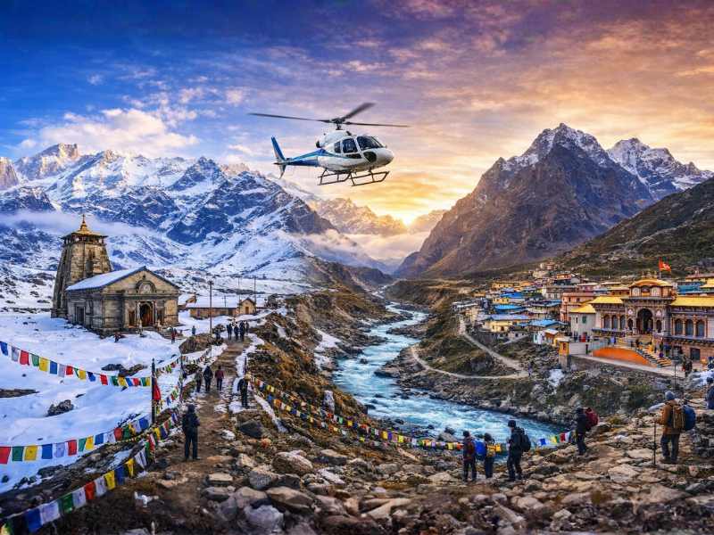 Do Dham Yatra by Helicopter 