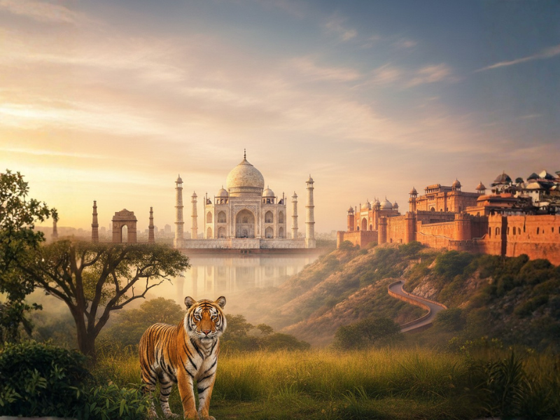 Tiger in Golden Triangle