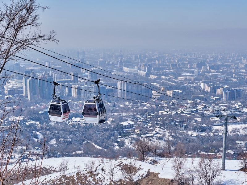 Almaty Bliss: Cable Cars...