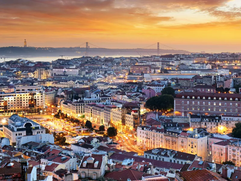 City Lights of Portugal & Spain