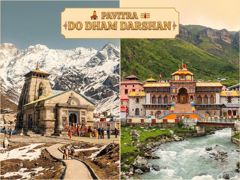 Pavitra Do Dham Darshan Helicopter Yatra – Same Day Return