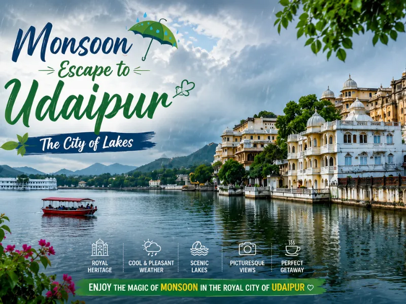 Monsoon escape to Udaipur