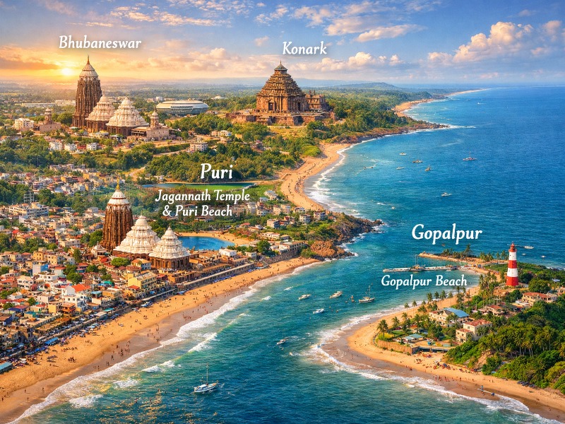  Puri Jagannath & Gopal Beach Tour
