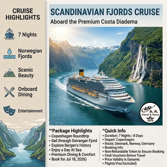 Costa Diadema Scandinavian Fjords Cruise