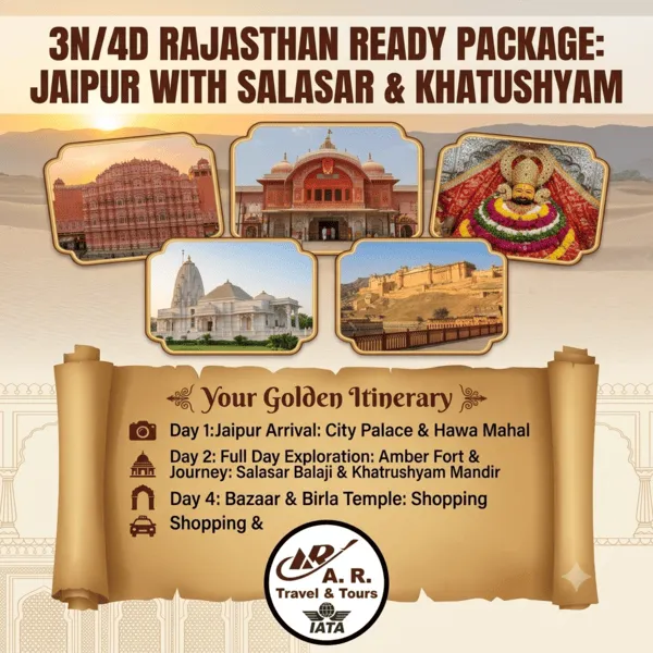 Jaipur with Salasar & Khatu Shyam