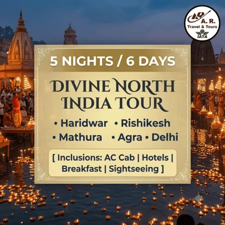 5N/6D Haridwar, Rishikesh, Mathura, Vrindavan, Agra & Delhi Tour