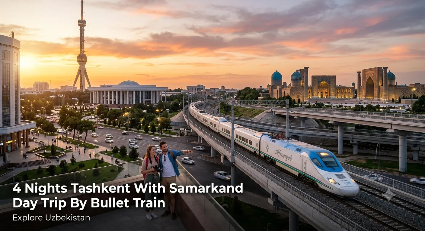 4 Nights Tashkent With Samarkand Day Trip By Bullet Train