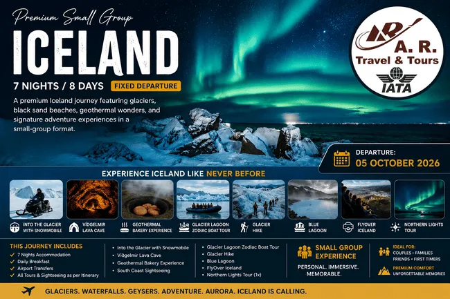 Premium Small Group Iceland - 7 Nights 8 Days