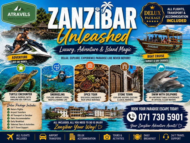 ZANZIBAR UNLEASHED: Luxury, Adventure & Island Magic